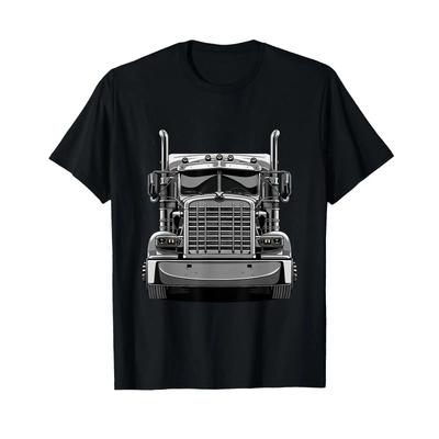 Yarı Kamyon Sürücüsü Tişört Vintage Şık Günlük Nefes Alabilir Unisex Grafik Çok Yönlü Rahat Yumuşak Hafif