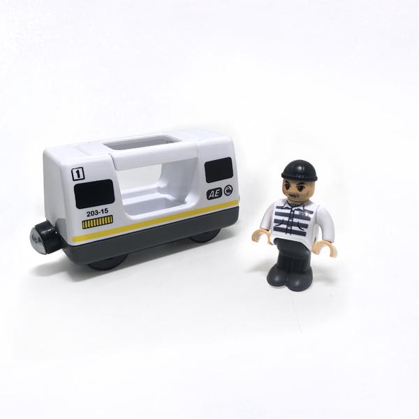 W2 Rlectric Car Harmonious Train Compartment Magnet Link Compatible Wood Track Compatible with All Type 1:64