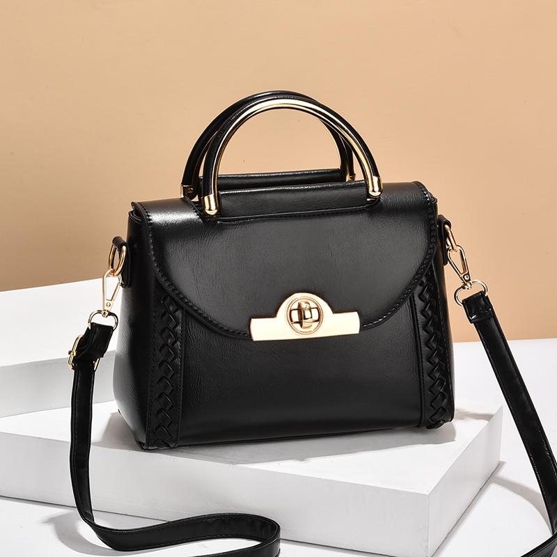 Elegant Buckle Decor Handbag for women  monochromatic crossbody bag