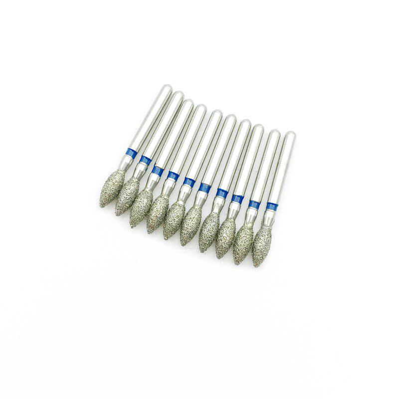 10ks/krabice Zubní diamantové frézy Vrtáky pro vysokorychlostní leštění násadce Bělící výrobek Dia-burs FO-34