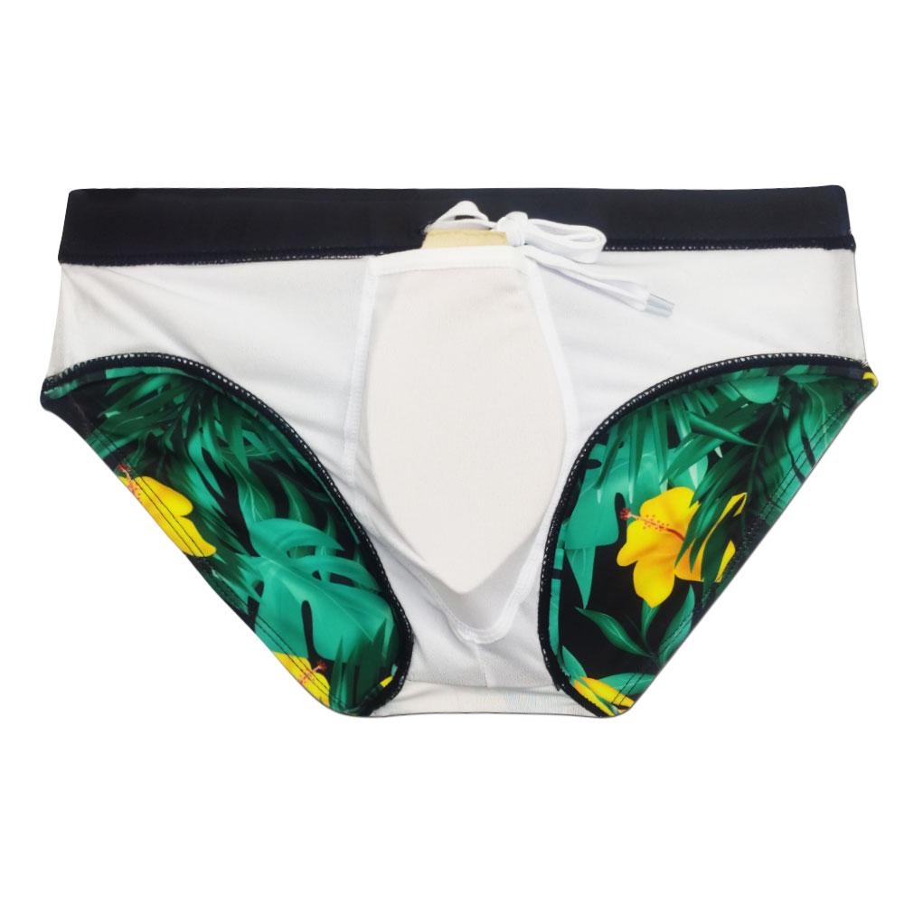 UXH Brand Men Swim Briefs Low Waist Tight Fit Sexy Swimwear Beach Wear Tanning Surfing