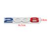 Auto 3D Metall Heckklappe Buchstaben Wort Logo Plakette Emblem Aufkleber Für Peugeot 2008 3008 4008 5008 2021 2022 2023 Zubehör