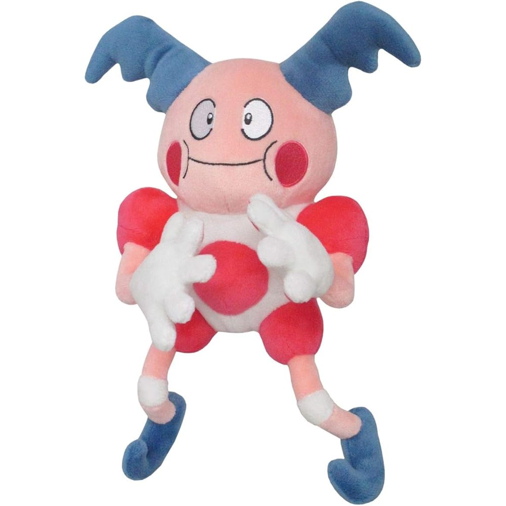 San-ei Trading Pocket Monster All Star Collection Mr. Mime Plush Toy 18x10x25cm Pokmon Soft Toy