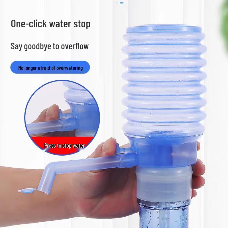 Manual Hand-Pump Water Dispenser - Press-Type Suction Device for Household Use