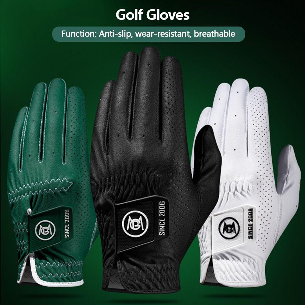 1 stuks Antislip Antislip Handschoenen Ademende Golfhandschoenen Stijlvolle Golfaccessoires voor Alle Weersomstandigheden