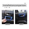 4pcs Dark Blue Door Inner Handle Bowl Cover trim For Toyota Tacoma 2016-