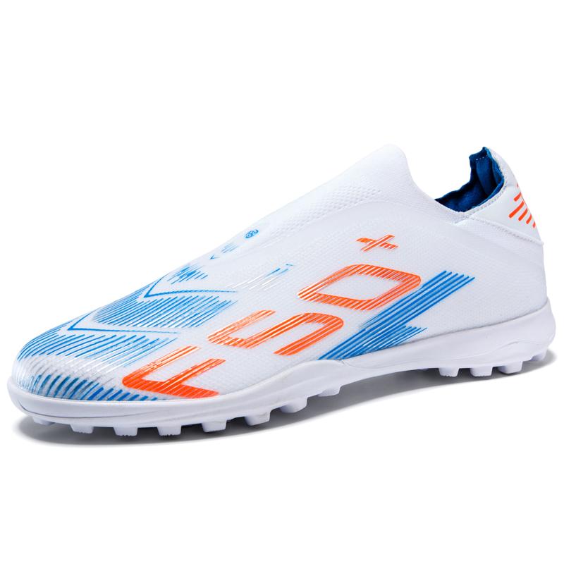 35-45 Herren Niedrig geschnittene Große Größen Lange Stollen Fußballschuhe Anti-Rutsch Verschleißfest TPR Kunstrasen Kinder Lange Stollen Fußballschuhe 44
