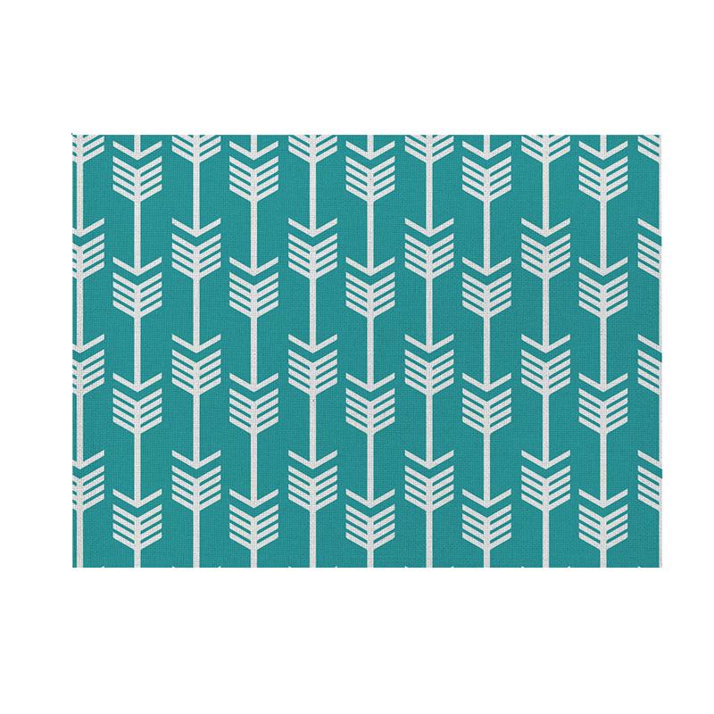 40X30cm Modern Geometric Simple Dining Tables Mat Heat Resistant Linen Placemat For Table Drink Cup Coaster Kitchen Accessories