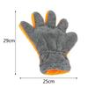 Auto Double-sided Coral Velvet Five Finger Gloves Car Wash Gloves Auto Care Gloves Soft Superfine Fiber Washing Microfiber Tools