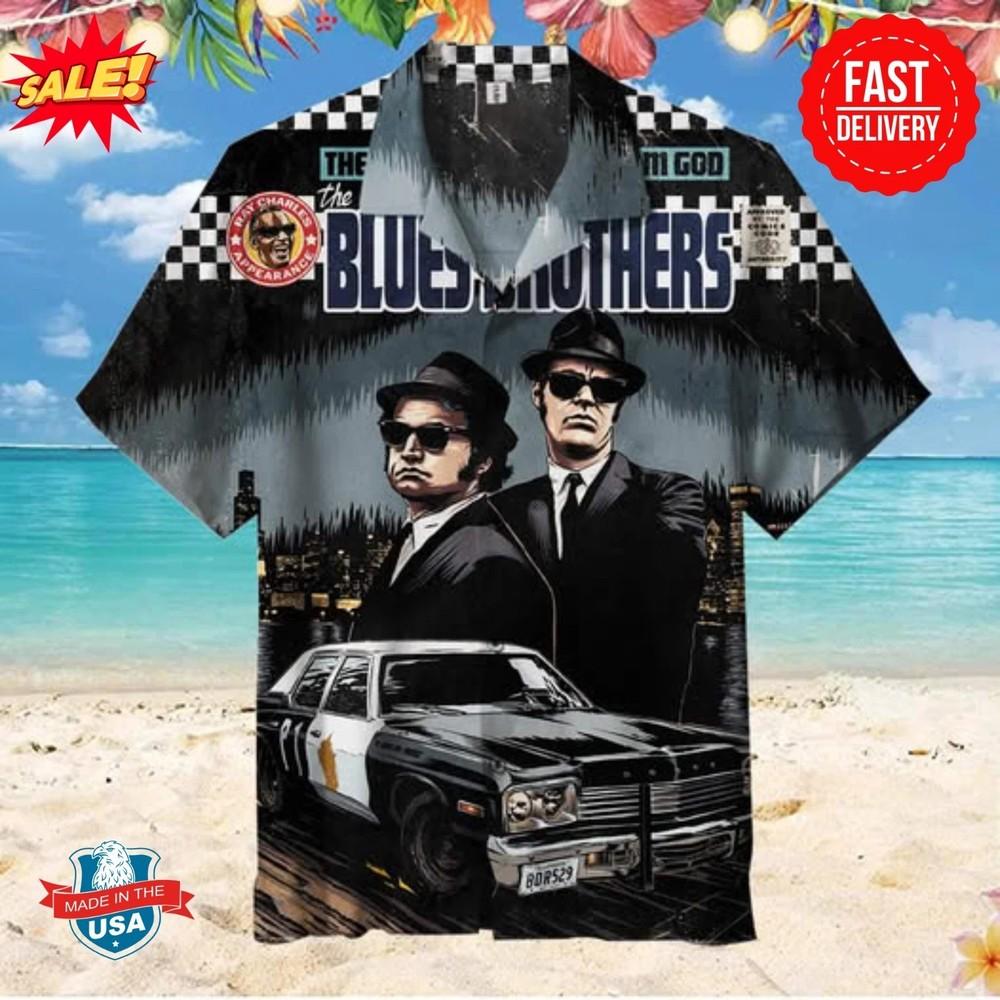 The Blues Brothers Vintage Hawaiian Shirt S-5XL Unisex T-Shirt XL