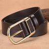 Retro Belt Men'S High-End Leather Casual Business Cowhide Belt Pin Buckle Belt