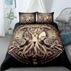 Ethnic Celtic Helm of Awe Bedding Set EU Single Double King US Twin Full Queen King Bed Linen Set