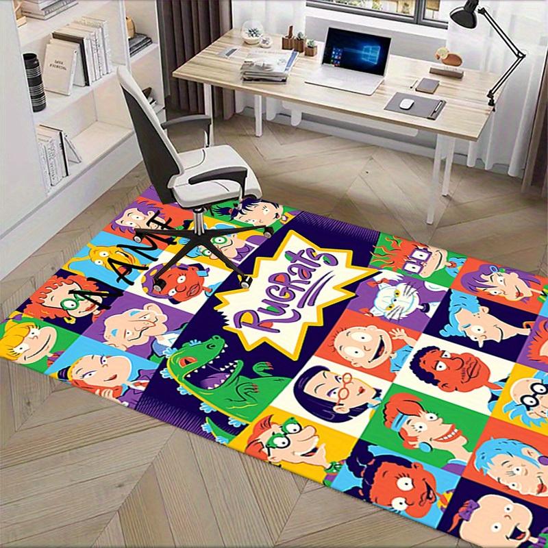 Rugrats, Characters, Cartoon Office Carpet Soft Polyester Entrance Carpet Washable Non slip Machine