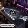 Duża podkładka pod mysz Las Vegas Raiders Tekst z imieniem na zamówienie Spersonalizowana podkładka na biurko Antypoślizgowa podkładka do gier
