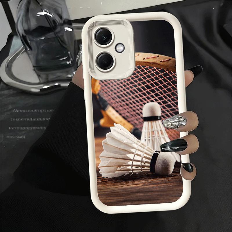 Badminton Sport Soft Phone Case for Xiaomi Redmi Note 15 14 13 12 11 Pro Plus 10S 11S 4G 11T 5G Shell Silicone Funda
