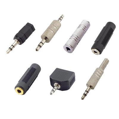 5pcs 3.5mm Male Jack Coupler 3.5 Mm Female To 3.5mm Female Jack Plug 3 Pole Audio Stereo Coupler Socket Adapter Connectors
