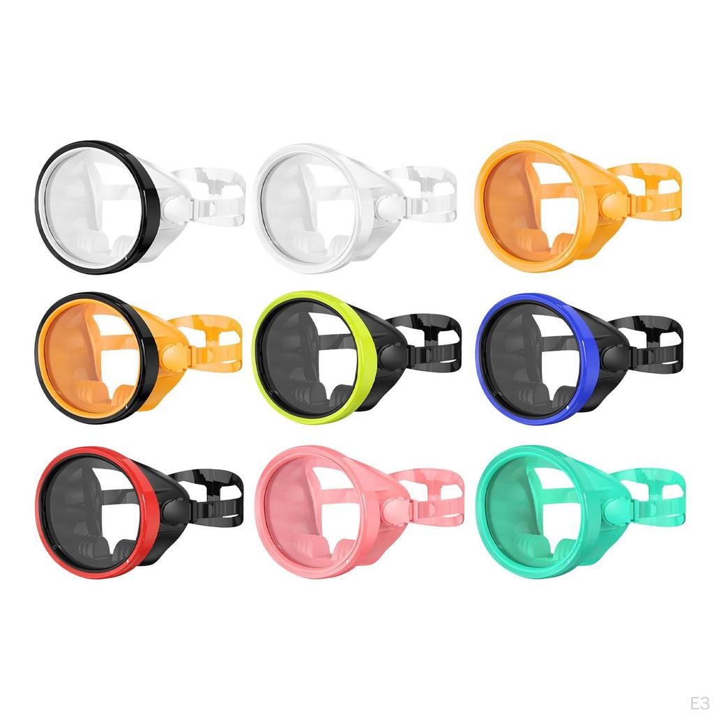 Compact Scuba Goggles for Freediving with Silicone And Glass