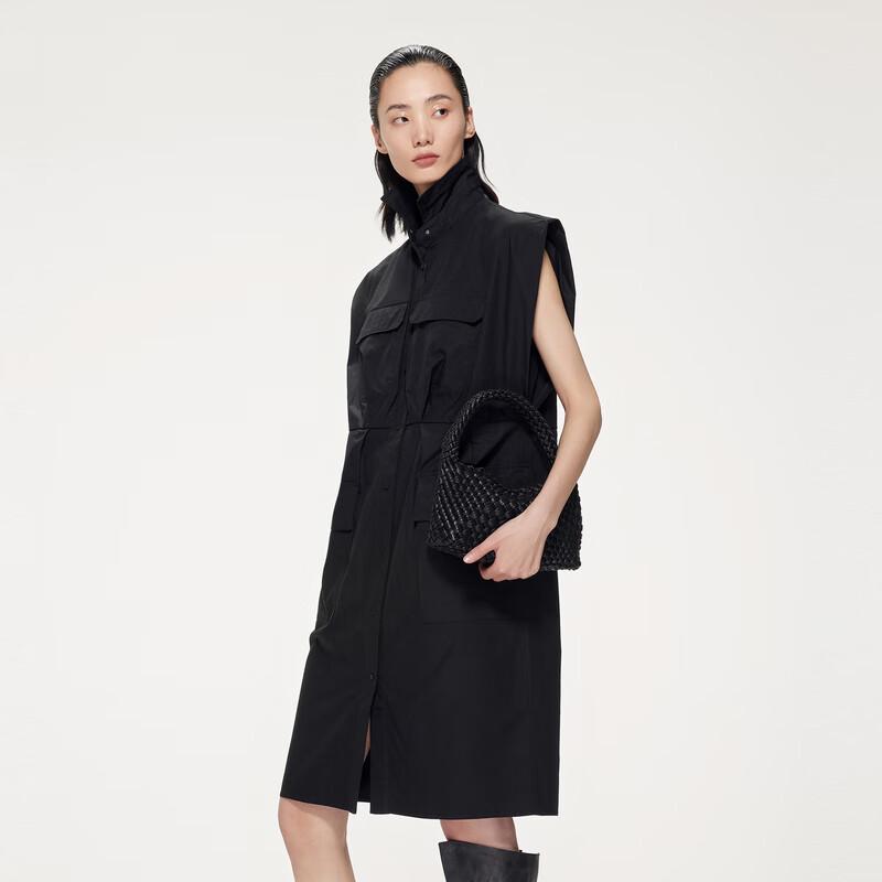 

JNBY 2023 Spring H-Line Shirt Collar Dress S