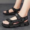 Summer Men Sandals Genuine Leather Mens Casual Shoes Outdoor Men Leather Sandals for Men Beach Shoes Roman Mens Shoes