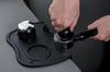La Mellow Espresso Coffee Constant Pressure Tamper, 53mm (Stainless Steel Base + Aluminum Handle), Includes Tamper Mat