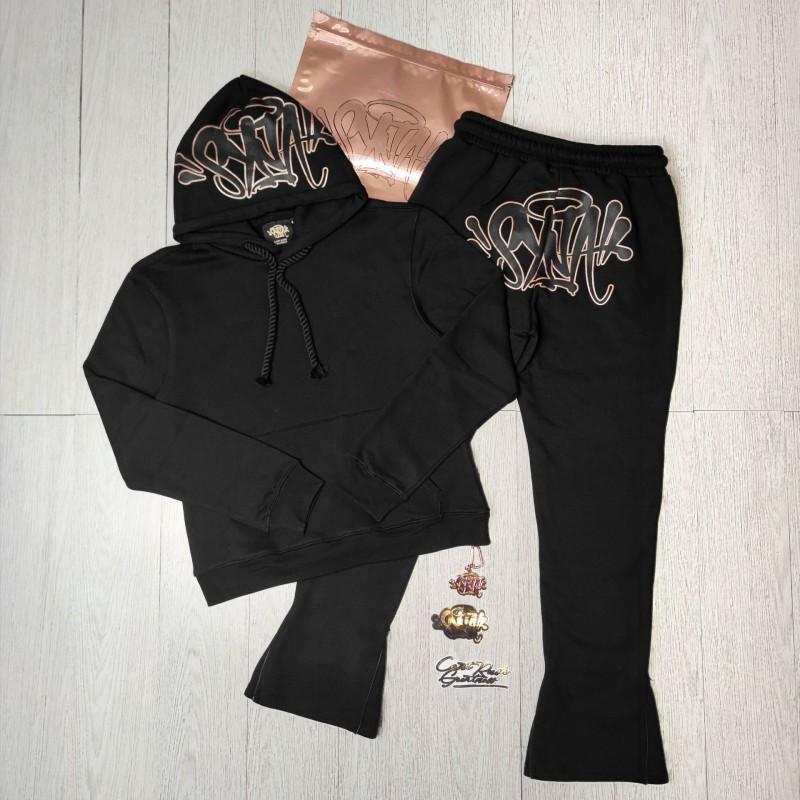 Set Felpa con Cappuccio e Pantaloni Syna World Streetwear di Alta Qualità Vestibilità Larga Foderato in Pile Outfit Invernale per Adolescenti e Giovani Adulti