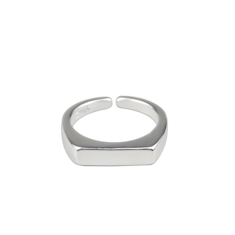 

925 Sterling Silver Rings for Women Vintage Wedding Trendy Jewelry Large Adjustable Antique Rings Anillos