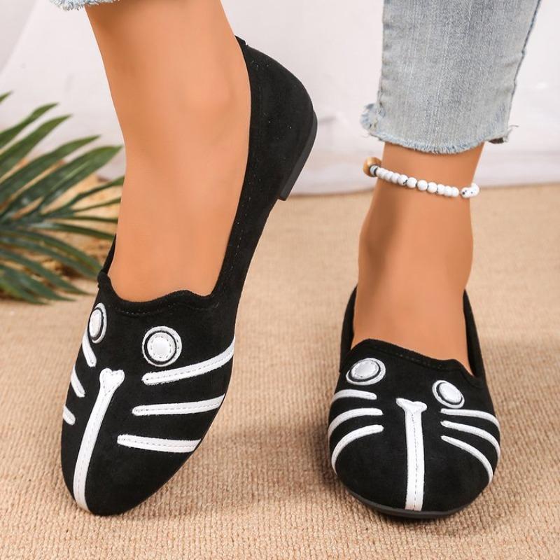 

Мода Новые Балетки Женские Весна 2025 Новая Мода Круглый Носок Коллекция Вязаные Удобные Дышащие Мягкая Подошва Летние Одинарные Туфли 36 чёрный