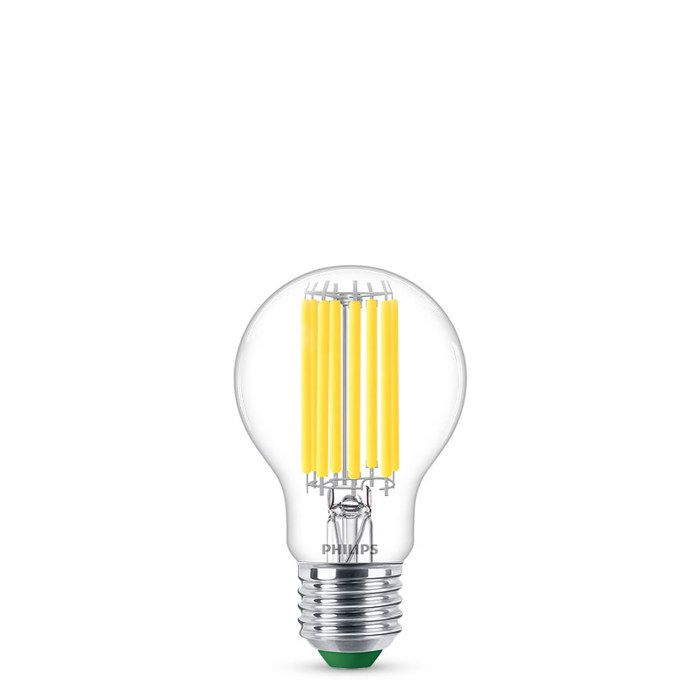 Ampoule LED Ultra Efficient Classe A - PHILIPS - 100W - E27 - Blanc froid 4000K - Transparente - Verre
