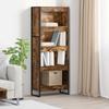 Bookshelf 60 x 30 x 155 cm Engineered Wood Smoked Oak