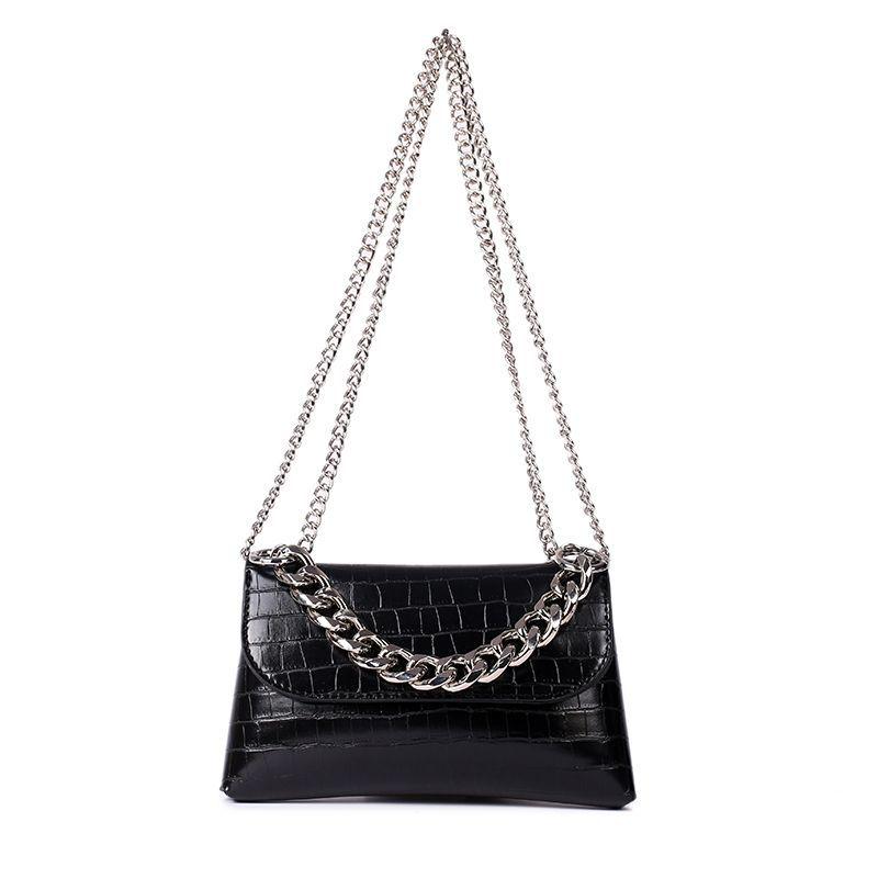 2025 Spring/Summer Spicy Girl Y2K Retro Denim Underarm Baguette Bag