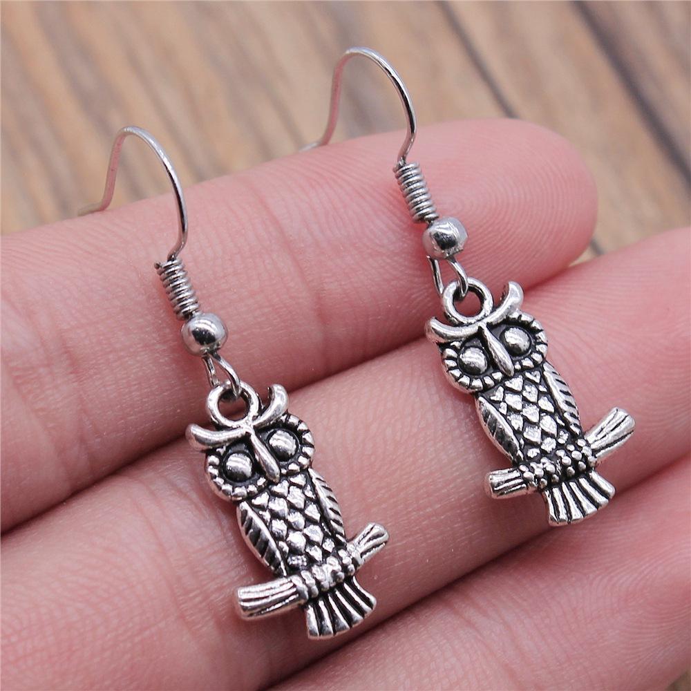 53 Styles Bird Earrings For Women Vintage Owl Dove Peacock Phoenix Swallow Feather Hummingbird Flamingo Parrot Earrings