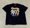 [USED] Sailor Moon T-shirt, Black, Five Warriors, Luna, Size L