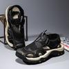 Fashion Summer Men's Sandals Genuine Men Slippers Gladiator Men Beach Sandals Soft Comfortable Outdoors Wading Shoes 38-48