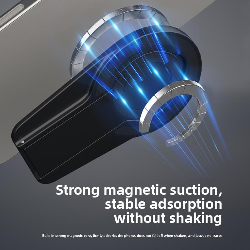 Magnetic Ring Buckle, Mobile Phone Holder, Magnetic Ring Back Sticker, Double-sided Magnetic Adsorption, Suitable for Apple 16pm.