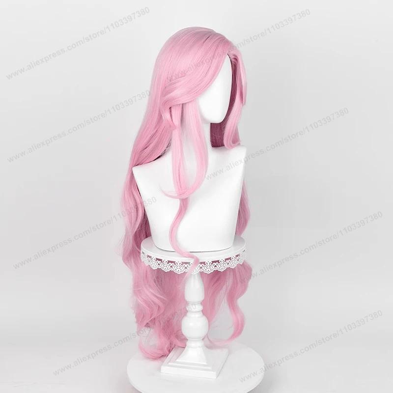 Fluttershy Cosplay Wig Synthetic Hair Unisex 100cm Long Curly Wave Pink Women Hairs Anime Heat Resistant Wigs