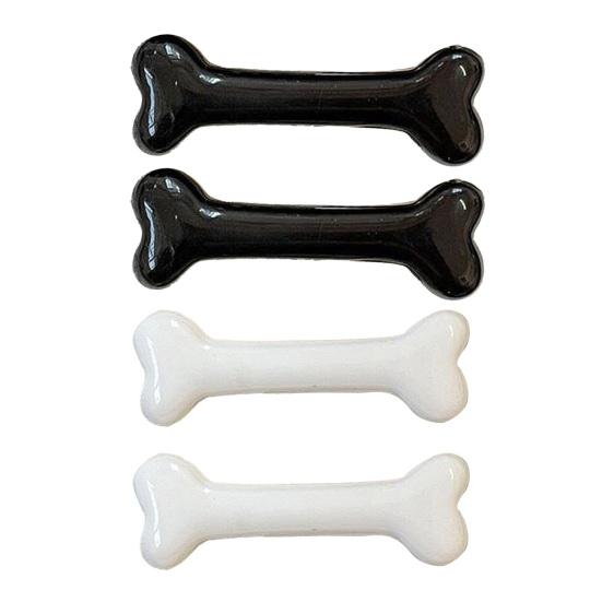 4Pcs Girl Hairpins Bone Shape Non-Slip Hair Clips Thick Fine Straight Hair Styling Tool Birthday Party