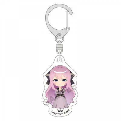Vocaloid Hatsune Miku Mini akrylová klíčenka Megurine Luka Hannari 2024 Mini postava