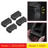 4pcs Seat Rail Cover Protector For Tesla Model 3 2026 Model Y Juniper Accessories Front Rear End Piece Backseat Slide Protection