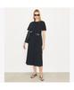 Tolibeochi Cotton T-Shirt Dress - Black