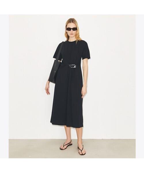 Tolibeochi Cotton T-Shirt Dress - Black