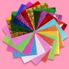 50/100Pcs Multicolor Glossy Finish Craft Paper 15cm Colorful Shimmering Paper for Kid Student Card Making Gift Wrapping