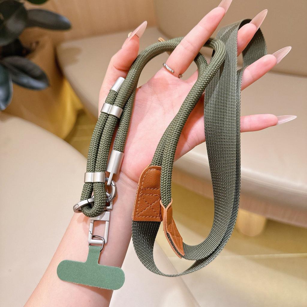 Wide shoulder strap Side back Mobile phone lanyard Crossbody adjustable high-end sturdy bag lanyard Outdoor travel anti-theft