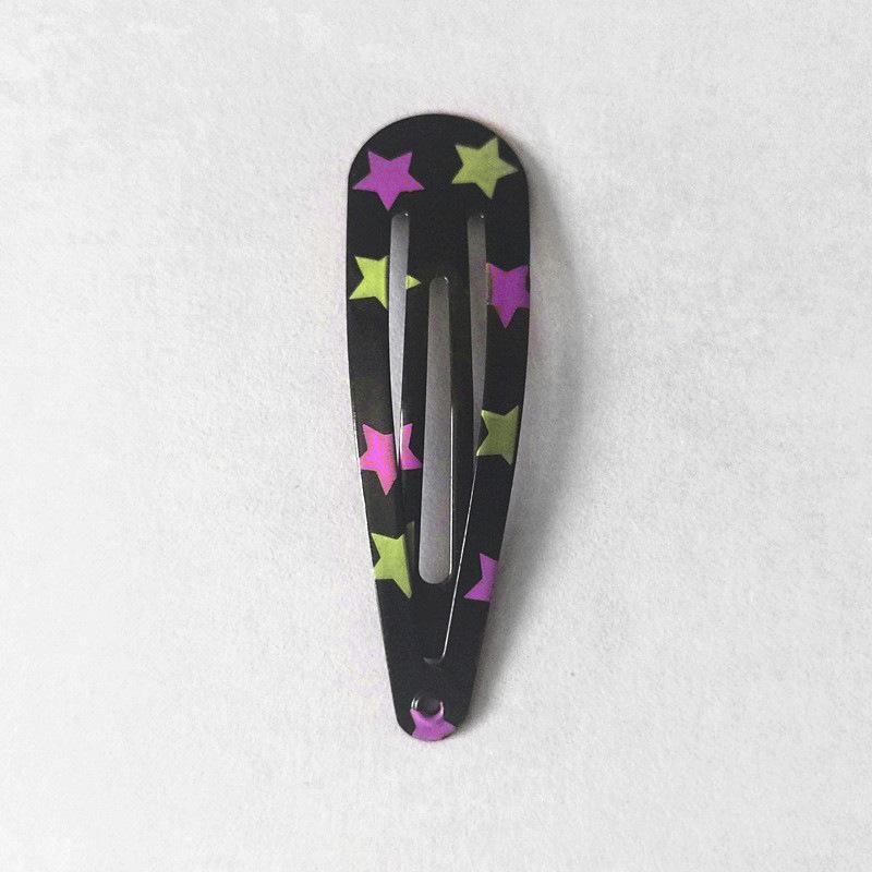 Trendy Kids' Hair Accessories: Cute Animal Metal Hair Clips & Waterdrop Print Crown Side Pins