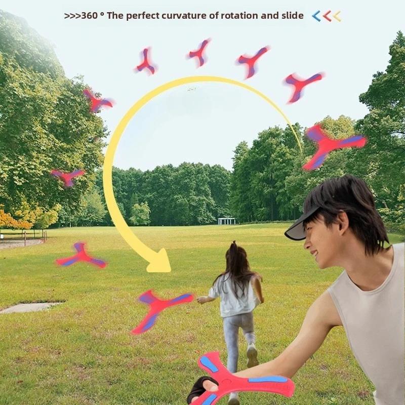 Outdoor Playing Lawn Game Children EVA Boomerang Toys Outdoor Sports Toys Children's Parent-Child Interactive Toys Birthday Gift