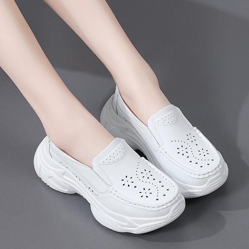 Women's Shoes Thick Bottom Platform Soled Shoes Women's Wedges 35-40