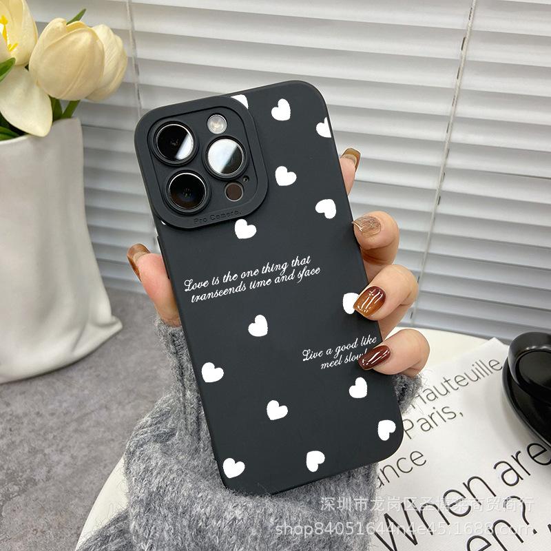 English love applies to Apple 15 mobile phone case iphone12promax set 14/13/11/XSMAX pupil eye 16