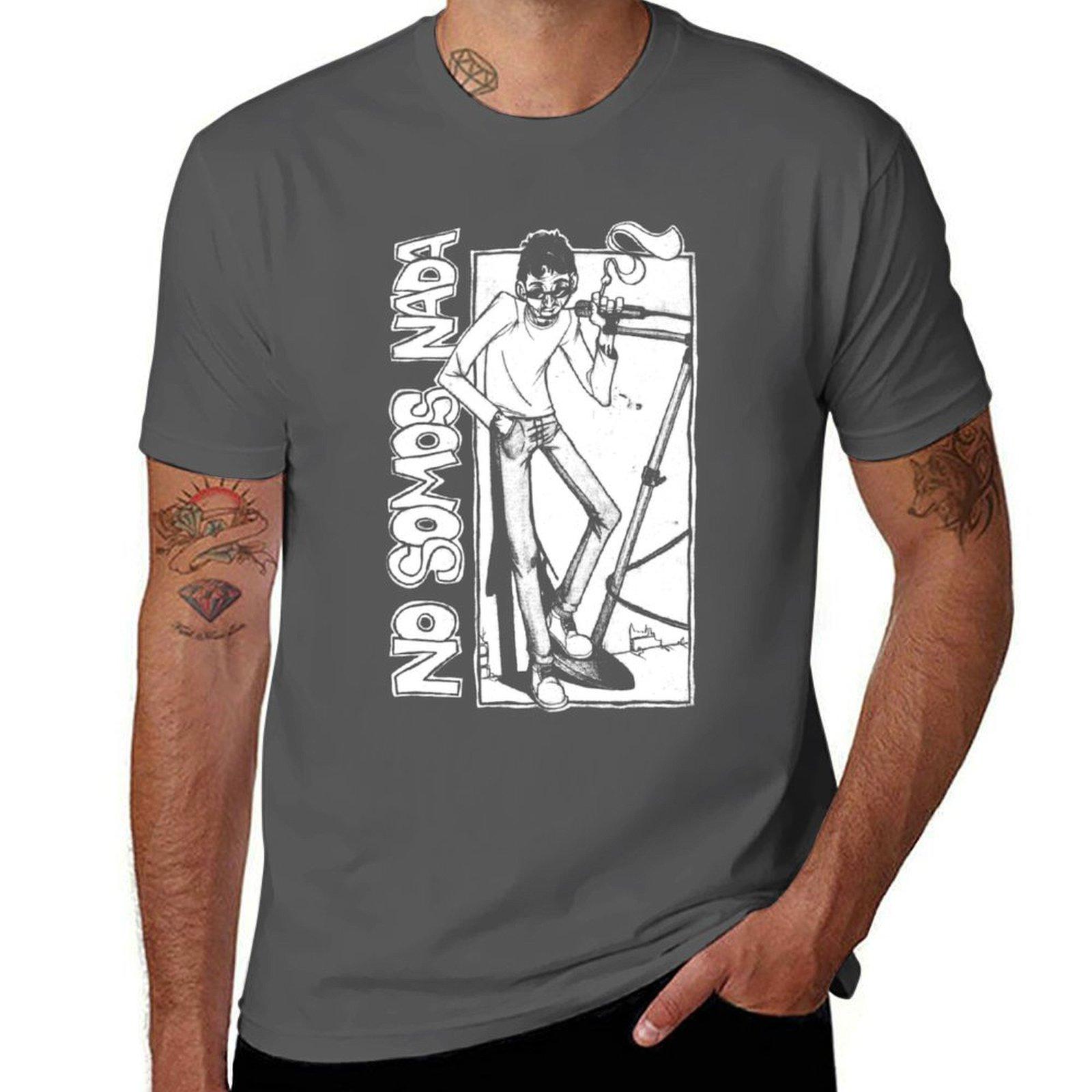 

Evaristo We Stop, We Are Nothing T-Shirt graphic t shirts Short sleeve tee quick-drying compression shirt men 4XL