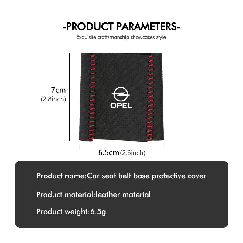 Car Seat Belt Buckle Anti-scratch Protector Cover Accessories For Opel Astra H G J Insignia Corsa Zafira Meriva Mokka Kt2