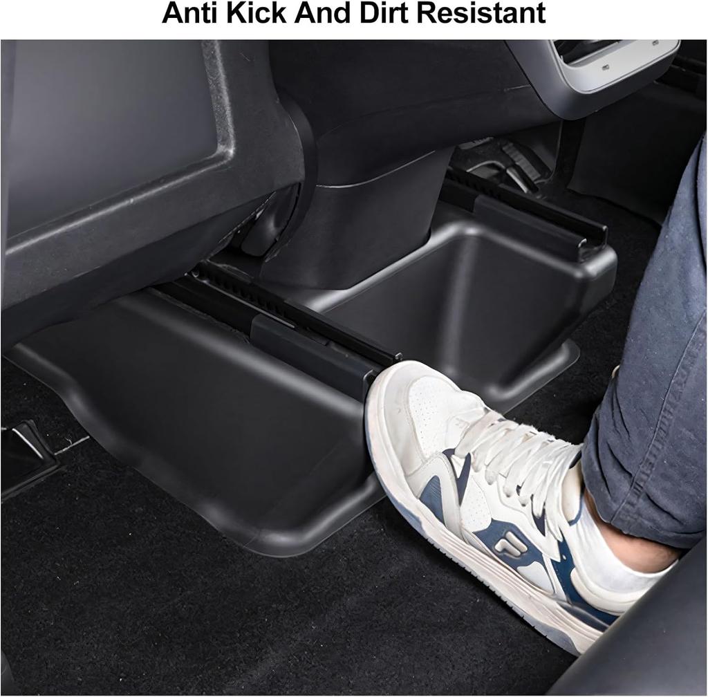 For Tesla Model YL 2026 Front Seat Rail Protectors Model YL(6-seat) accessories Under Seat Floor Mat Protectors