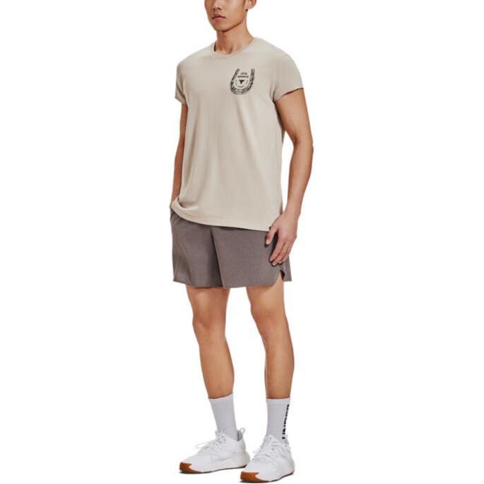 Under Armour T Shirt Men's Wild Cow Leather Khaki 1384200-203